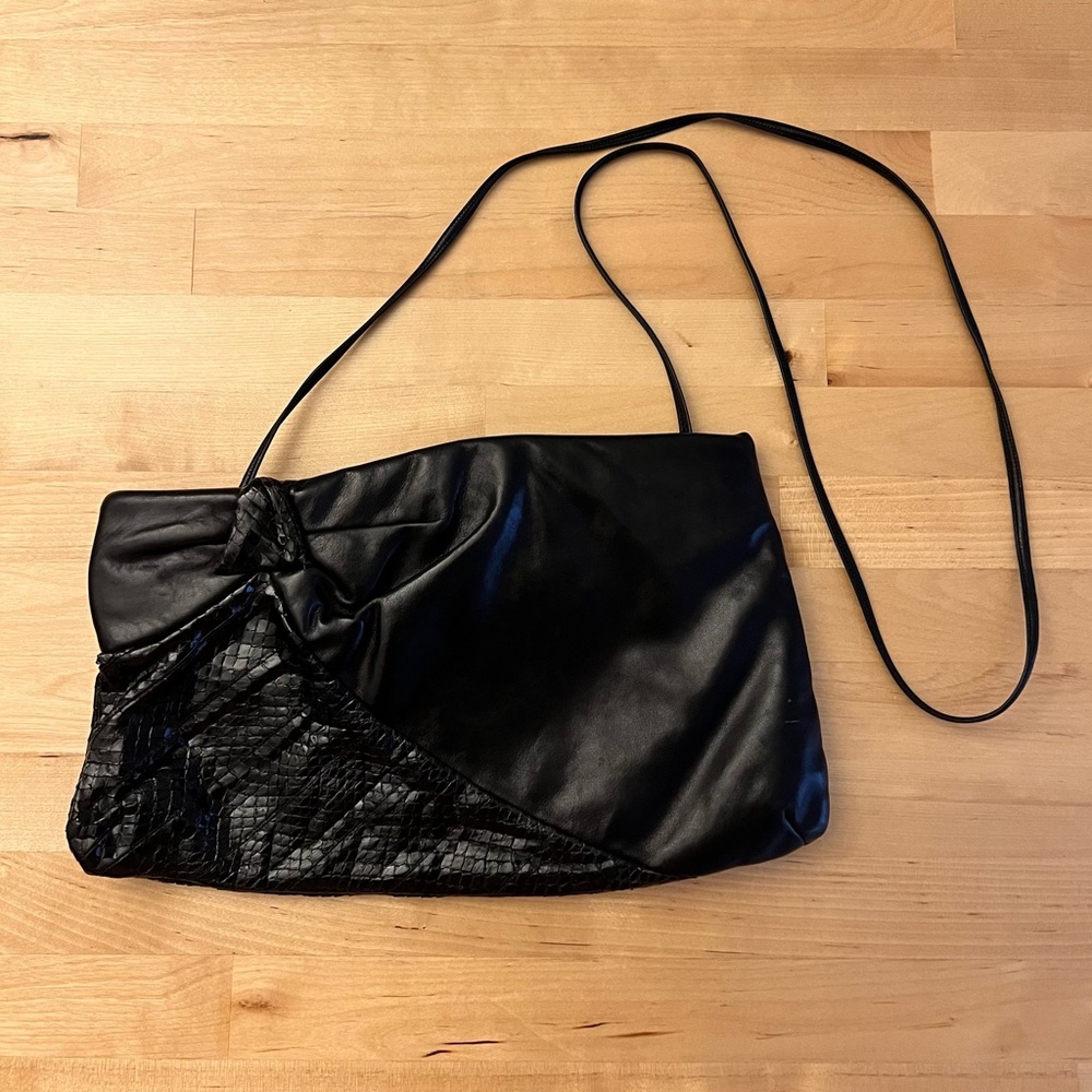 Vintage Morris Moskowitz Leather Crossbody/Clutch